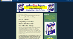 Desktop Screenshot of blog.excelmasterseries.com